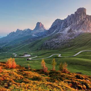 Dolomite mountains wallpaper