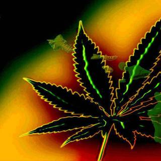 Anime weed wallpaper