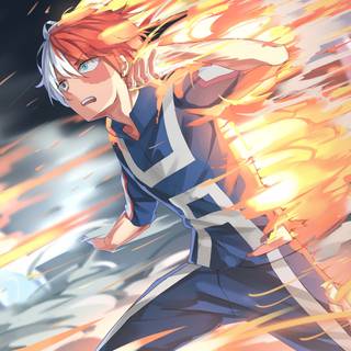 Todoroki and Deku aesthetic wallpaper