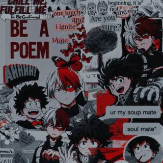 Todoroki and Deku aesthetic wallpaper