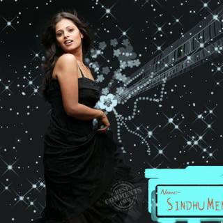 Black dress wallpaper