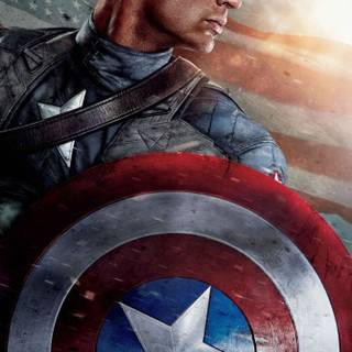 Captain America poster wallpaper