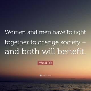 Men and women fight wallpaper
