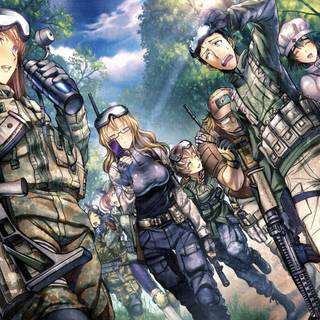 Gate anime squad wallpaper