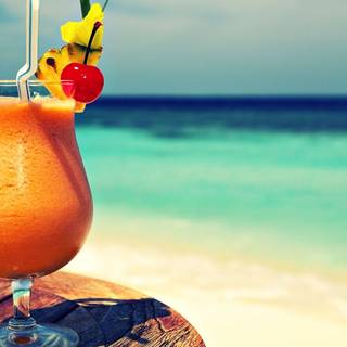 Summer coctail wallpaper