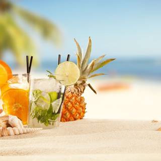 Summer coctail wallpaper