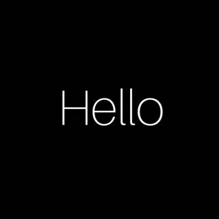 Hello word wallpaper