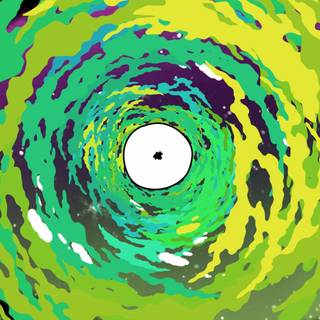 Rick and Morty portal wallpaper