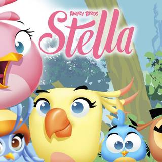 Angry Birds Stella wallpaper