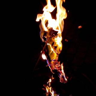 Fire amoled wallpaper