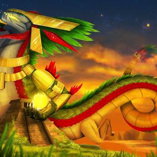 Quetzalcoatl wallpaper