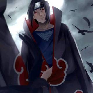 Itachi Akatsuki phone wallpaper