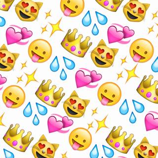 Cute emojis wallpaper