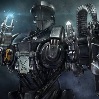 Desktop robot wallpaper