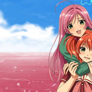 Anime girls single wallpaper