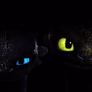 Light Fury desktop wallpaper