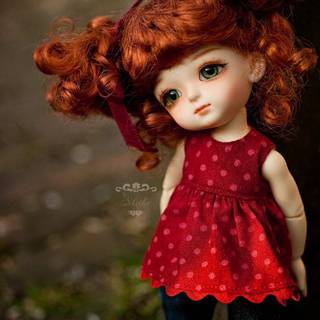 Small and cute baby Barbie doll mobile wallpaper