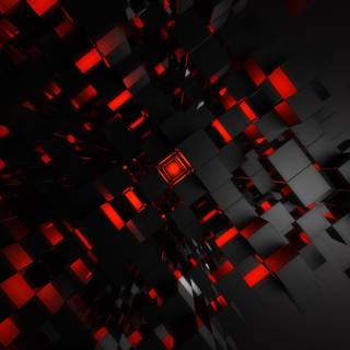 Red shards wallpaper
