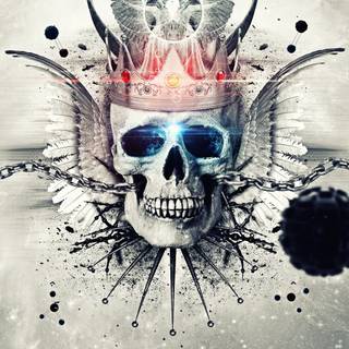 Skeleton King phone wallpaper