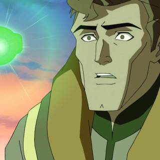 Green Lantern flying wallpaper