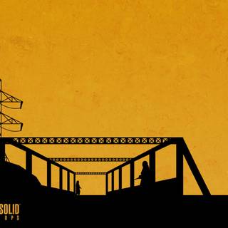 MGS Peace Walker minimalist wallpaper