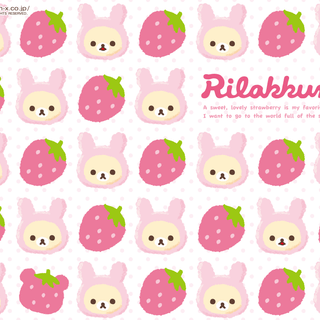 Desktop Kawaii strawberry milk wallpaper
