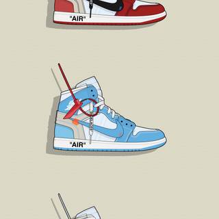 Nike shoes mobile wallpaper