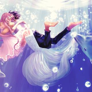 Anime HD picture girl and boy wallpaper