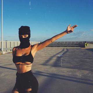 Gangster thug girl anime wallpaper