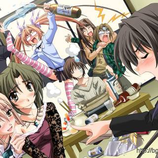 Funny Ps4 anime wallpaper