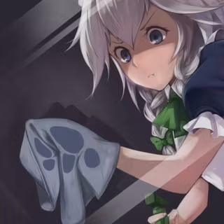 Glass with anime wallpaper