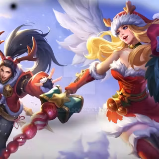 Mobile Legend Couple HD wallpaper