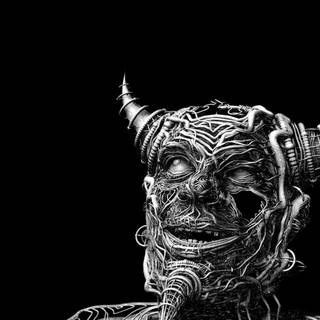 White devil wallpaper