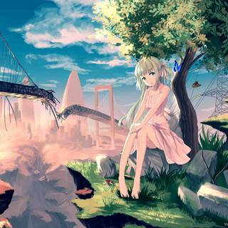 Anime girl horizontal wallpaper