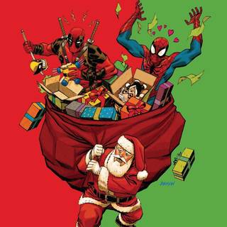 Marvel Christmas wallpaper