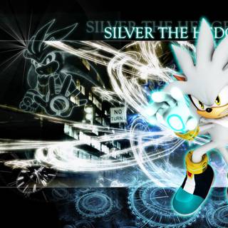 Silver The Hedgehog desktop wallpaper