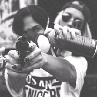 Vintage gangster wallpaper