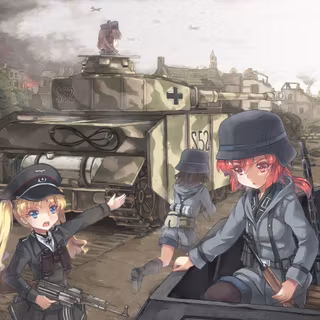 Military anime wallpaper