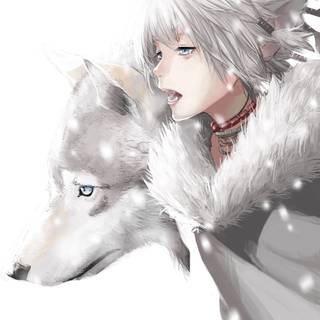 Anime boys grey hair wallpaper