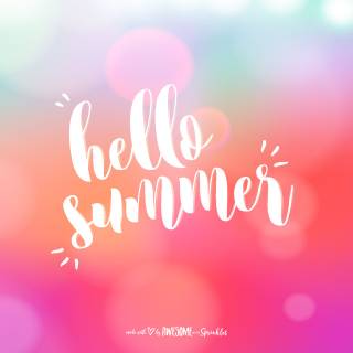 Colorful summer wallpaper