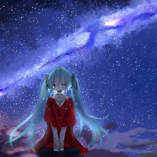 Cute crying anime wallpaper