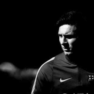 Messi black wallpaper