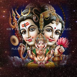 Shiv Parvati desktop wallpaper