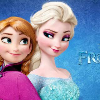 Frozen full screen desktop wallpaper