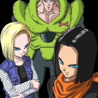 Android 16 And 17 Dragon Ball wallpaper