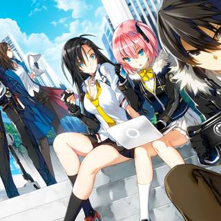 Anime student HD wallpaper