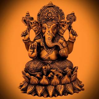 Shri Ganesh desktop 4k wallpaper