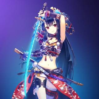 Warrior anime HD wallpaper