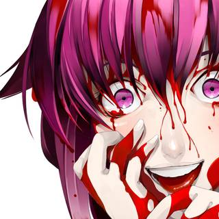 Desktop bloody anime girls wallpaper