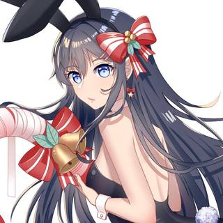 Anime bunny girl HD wallpaper